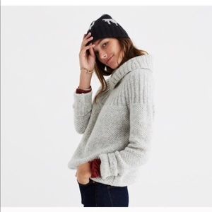 Snowbound Drawstring  Pullover cozy sweater ☕️☁️☀️